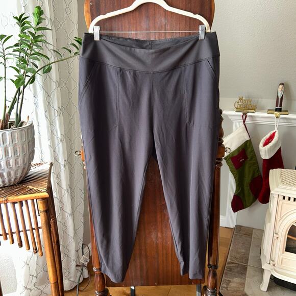 Patagonia Happy Hike Studio Pants Joggers Gray Pull On Stretch Hiking Size XL - Picture 1 of 9